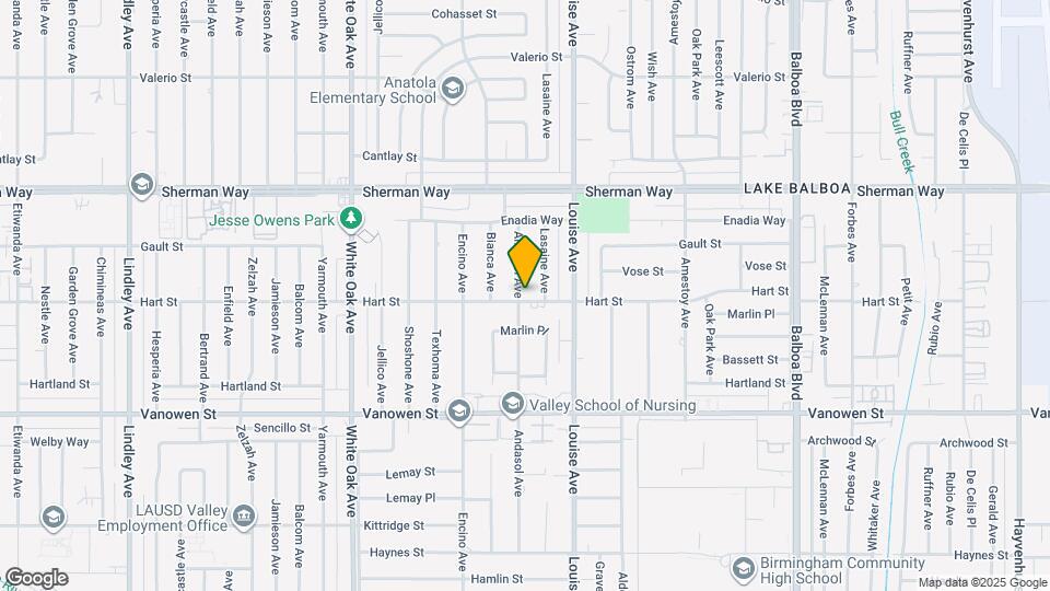 7000 Andasol Ave Mapa y Detalles de la Ubicación