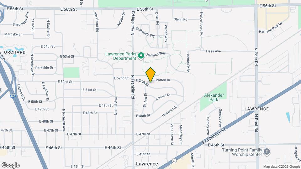 8104 E 50th St Map and Location Details