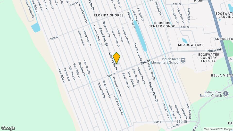 2933 Sabal Palm Dr Map and Location Details