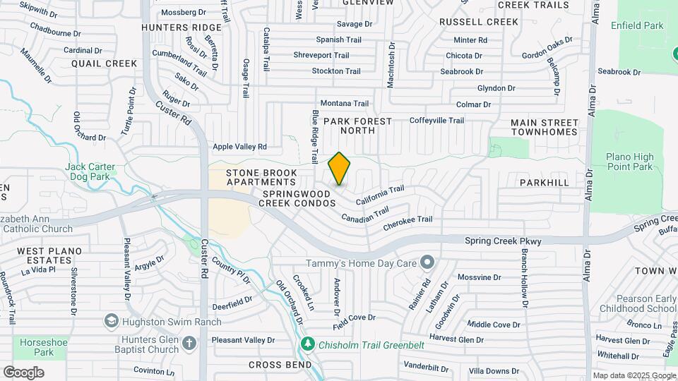 6401 Apache Ct Map and Location Details