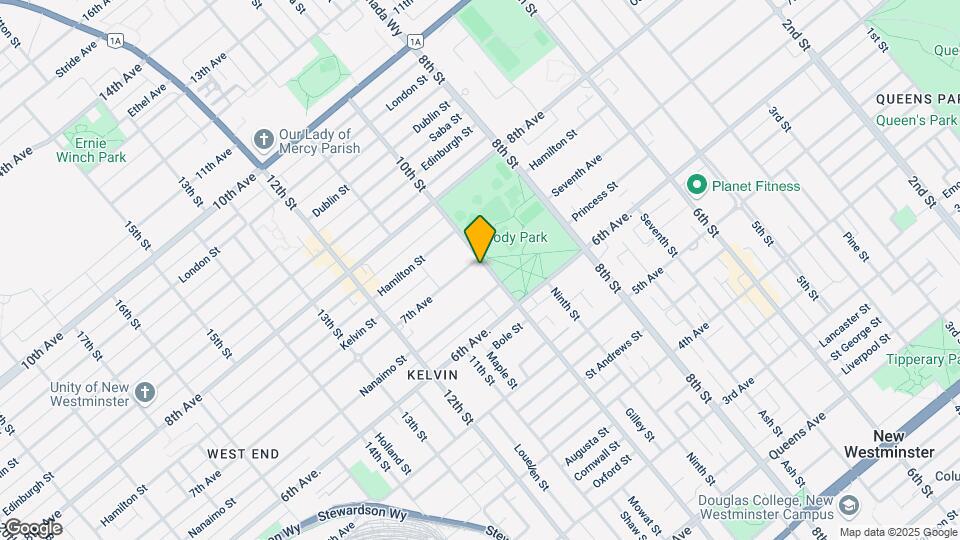 634 10th St Map and Location Details
