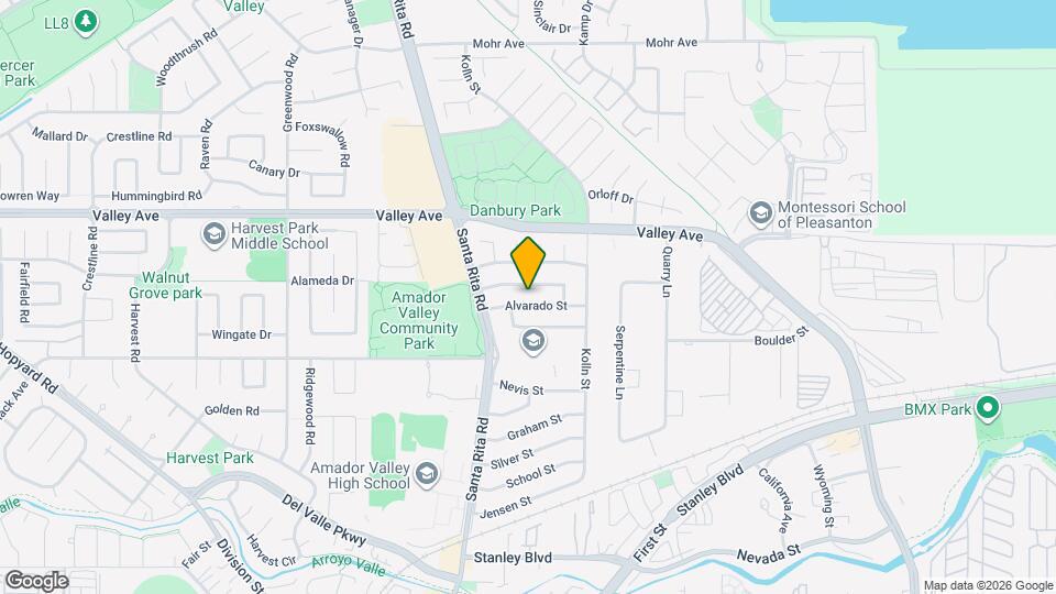 4115 Alvarado St Map and Location Details