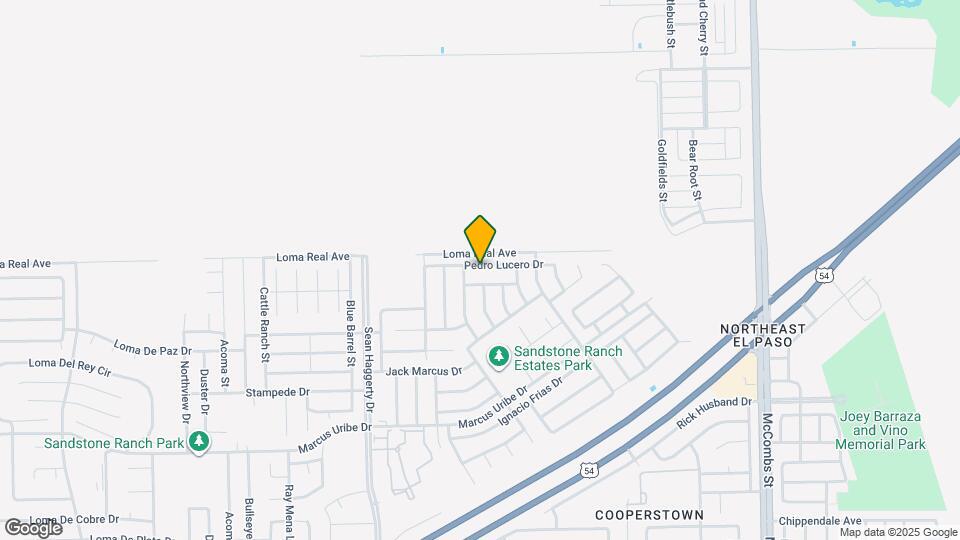 5416 Pedro Lucero Dr Map and Location Details