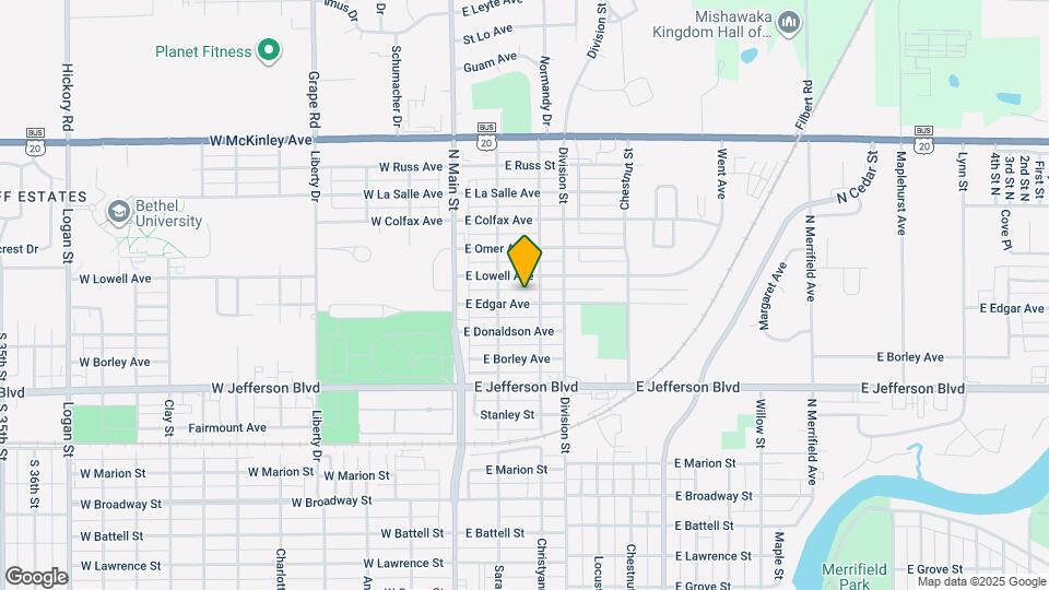 226 E Edgar Ave Map and Location Details