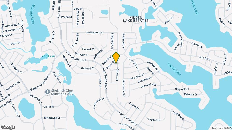 938 Leeward Dr Mapa y Detalles de la Ubicación