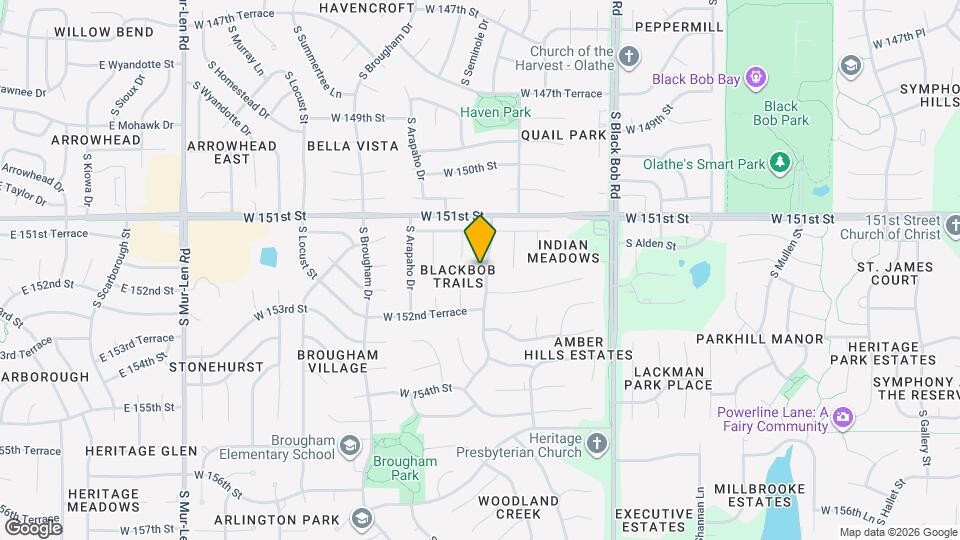 15122 S Blackfoot Dr Map and Location Details