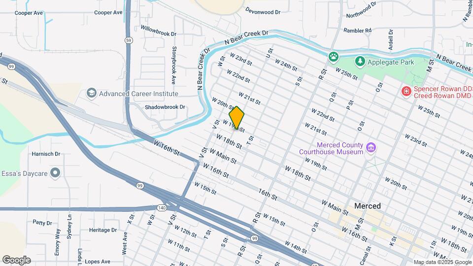 1840 U St Mapa y Detalles de la Ubicación