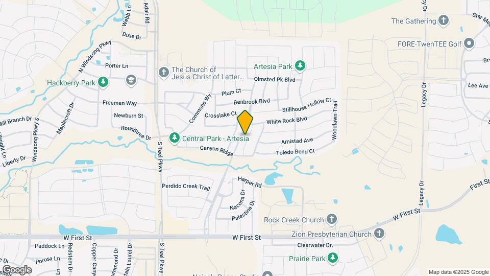 1705 Medina Ln Map and Location Details