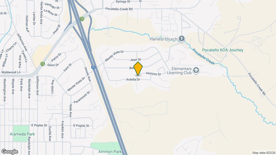 896 Lucille Ave Map and Location Details