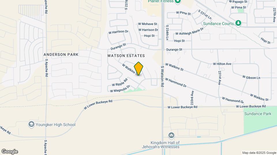 23625 West Watkins St Mapa y Detalles de la Ubicación