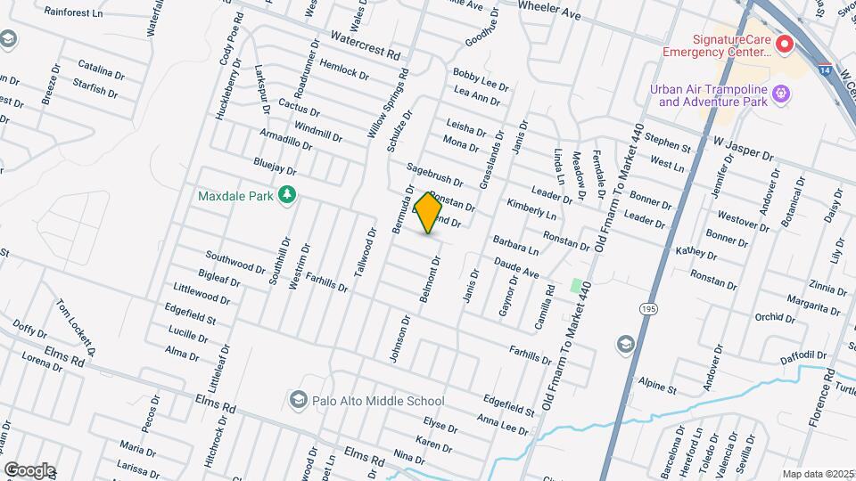1606 Daude Ave Map and Location Details
