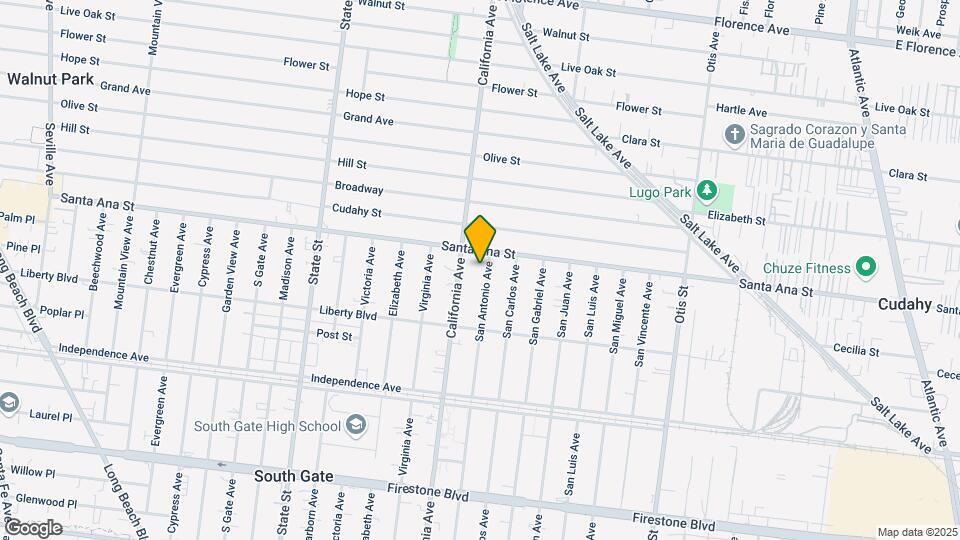 8119 San Antonio Ave Mapa y Detalles de la Ubicación
