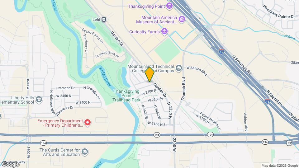 2576 Cottonwood Dr Map and Location Details