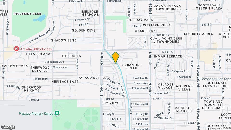 2707 N 66th St Map and Location Details