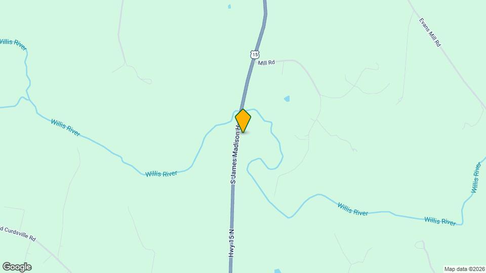 6884 S James Madison Hwy Map and Location Details