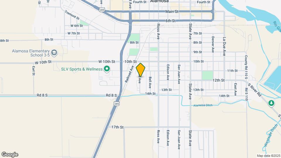 1116-1118 Alamosa Ave Mapa y Detalles de la Ubicación