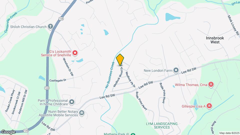 4127 Medlock Wood Dr SW Map and Location Details