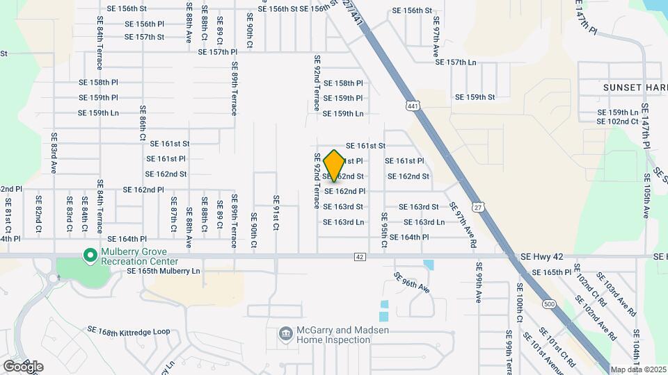 9345 SE 162nd Pl Map and Location Details
