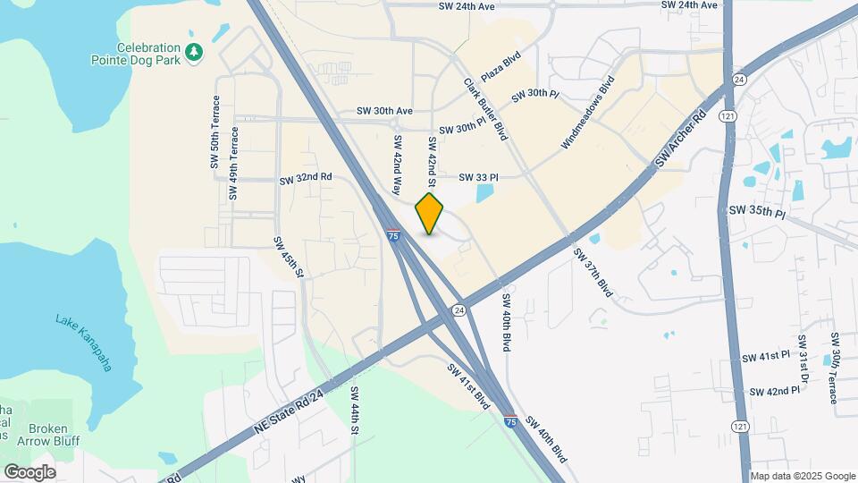 Furnished Studio-Gainesville - I-75 Map and Location Details