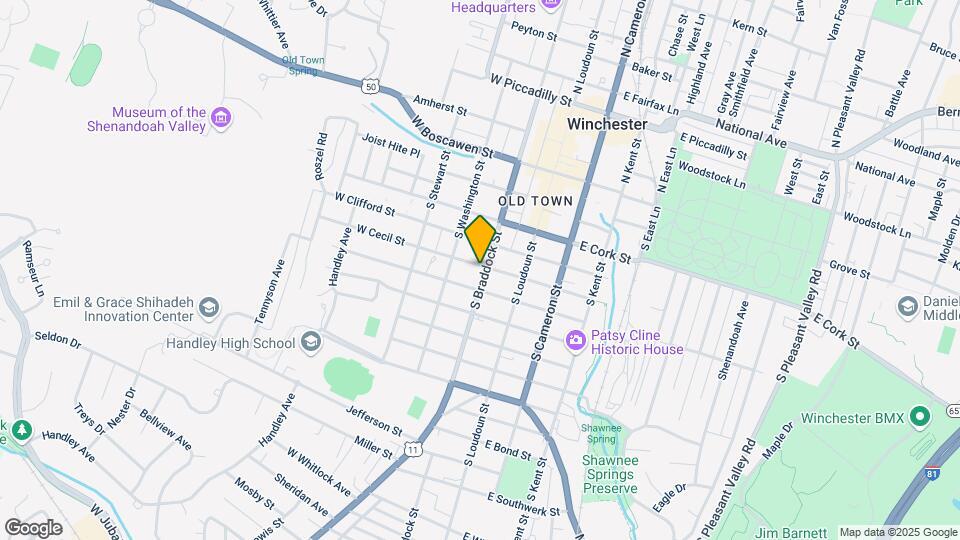 401-403 S Braddock St Map and Location Details