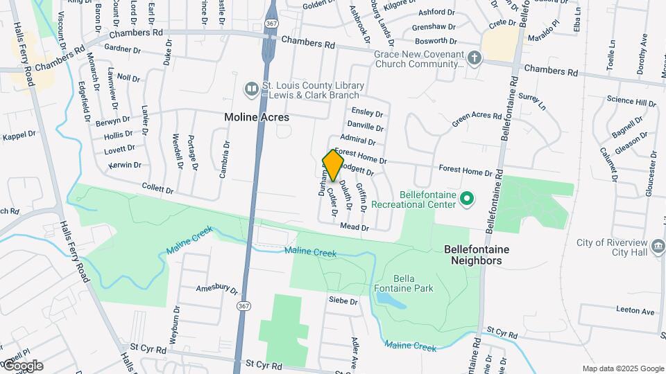 9650 Cutler Dr Map and Location Details
