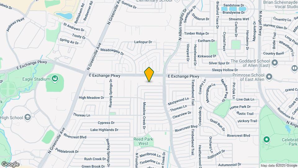 1113 Sandy Creek Dr Map and Location Details