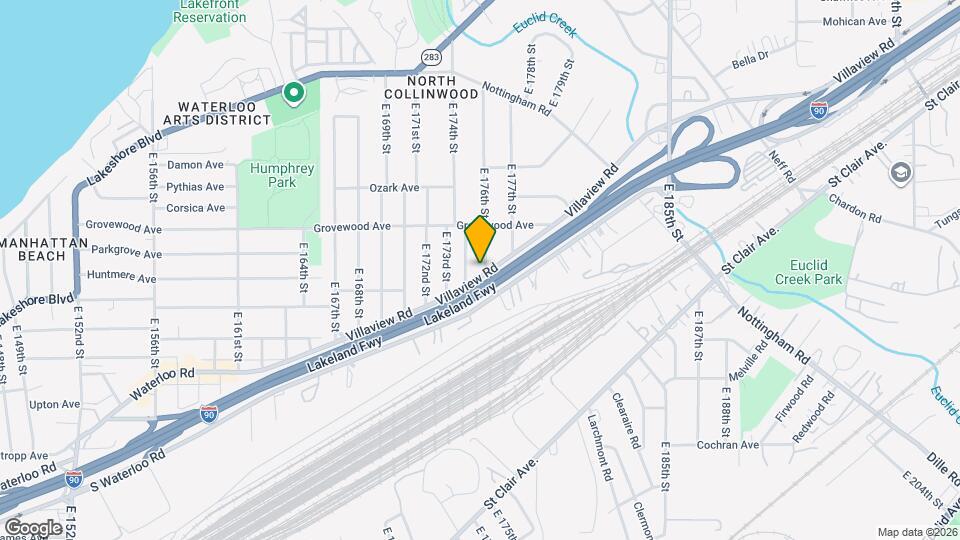 1226 E 176th St Map and Location Details