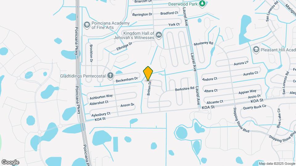 463 Britten Dr Map and Location Details