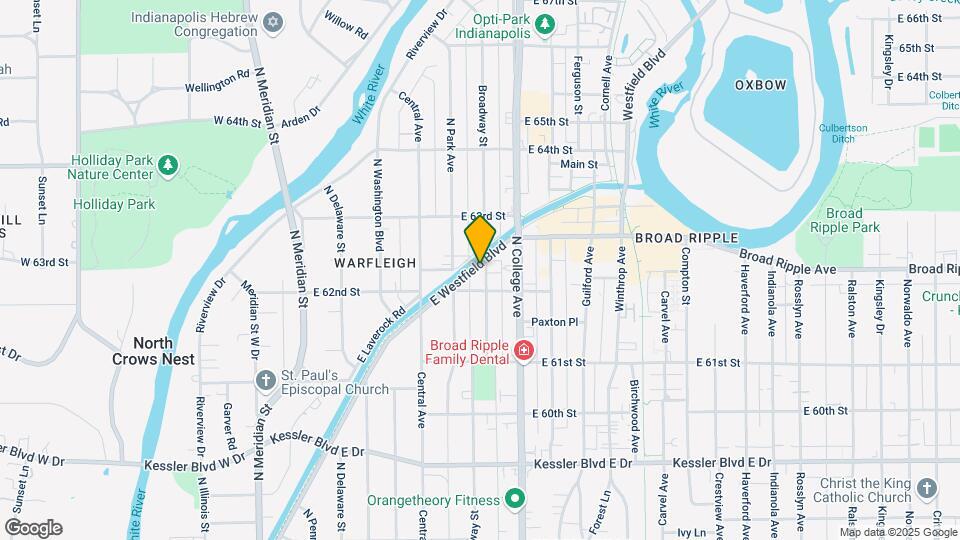545 E Westfield Blvd Map and Location Details