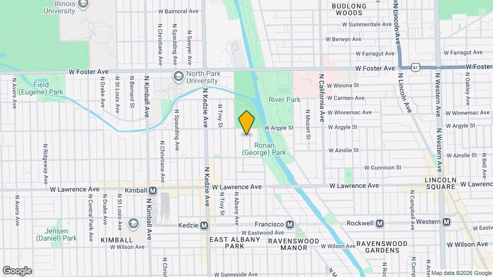 4940 N Whipple St Map and Location Details