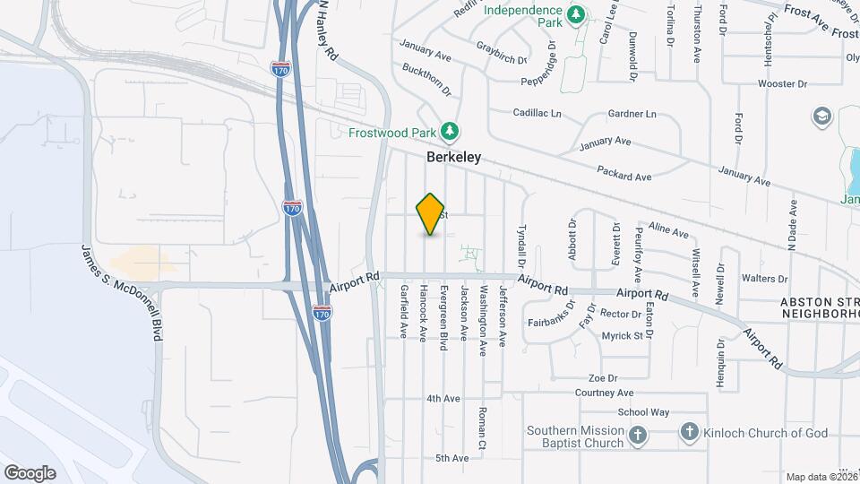 6234 Hancock Ave Map and Location Details