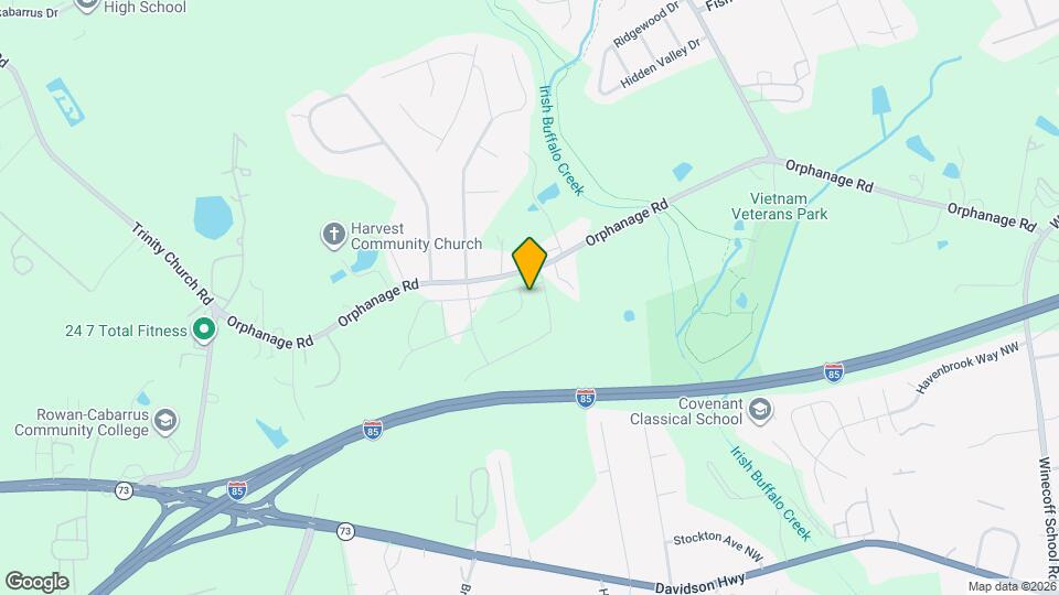 1360 Fallen Acorn Ln Map and Location Details