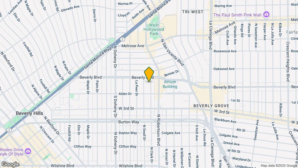137 N Clark Dr Map and Location Details