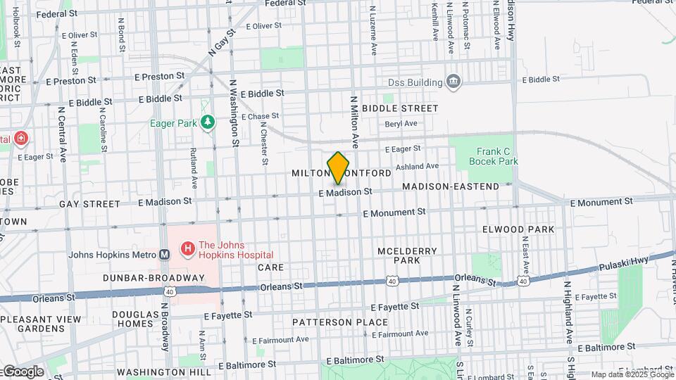 803 N Montford Ave Map and Location Details