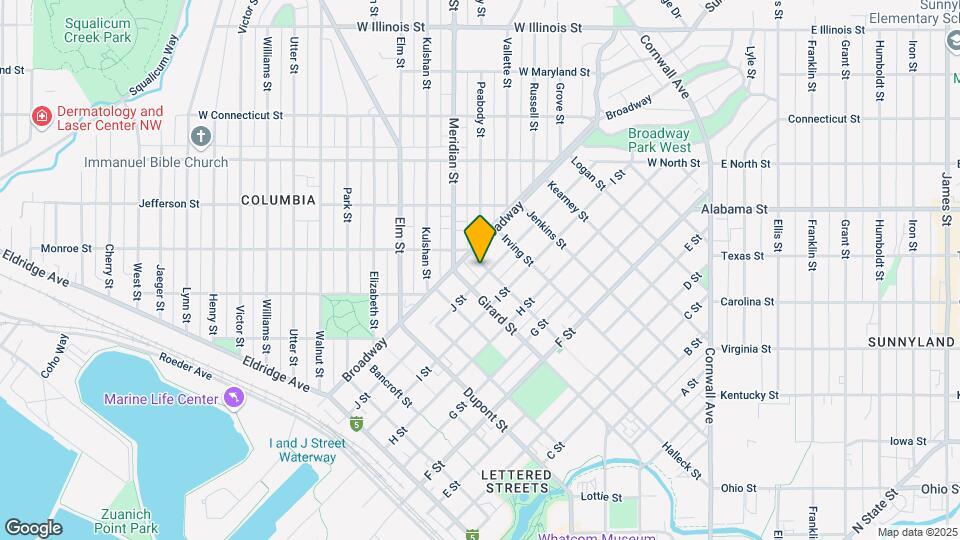 1405 Halleck St, Unit 1407 Map and Location Details
