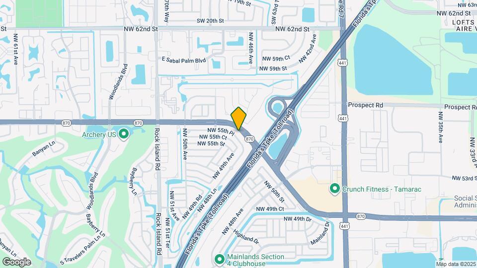 4859 NW 55th Pl Map and Location Details
