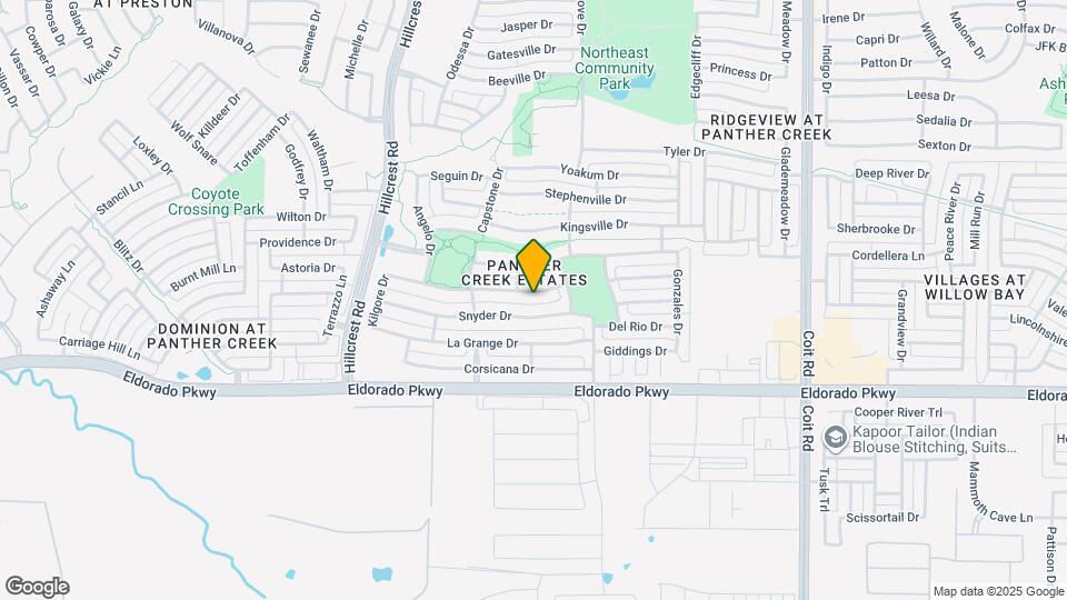 11577 Mansfield Dr Map and Location Details