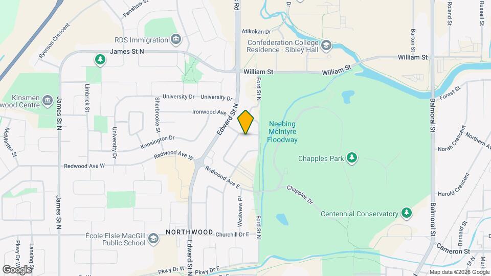 2606 Woodlawn Ave Map and Location Details