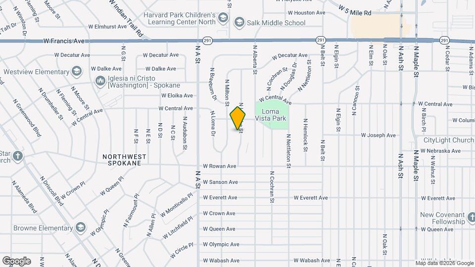 5707 N Lindeke St Map and Location Details