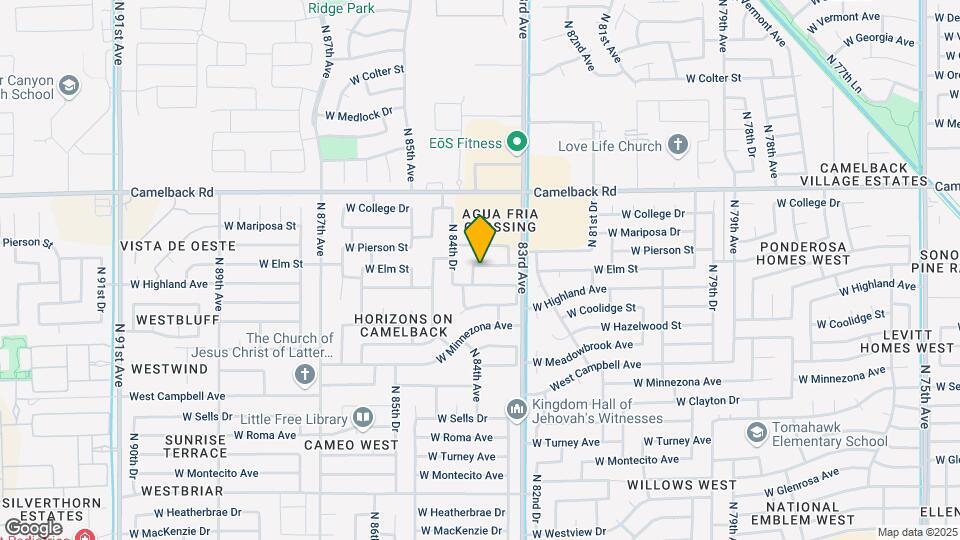 8339 W Elm St Map and Location Details