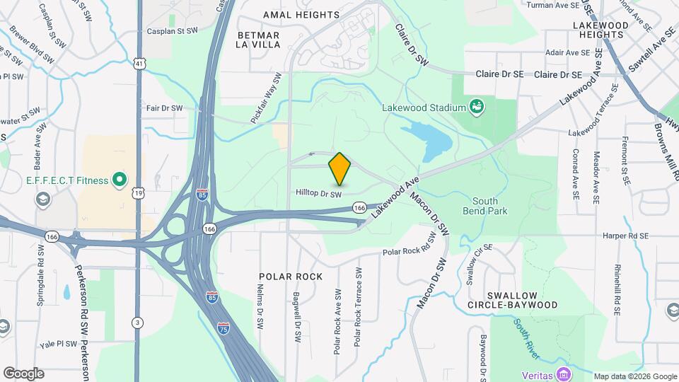 203 Hilltop Dr SW Map and Location Details
