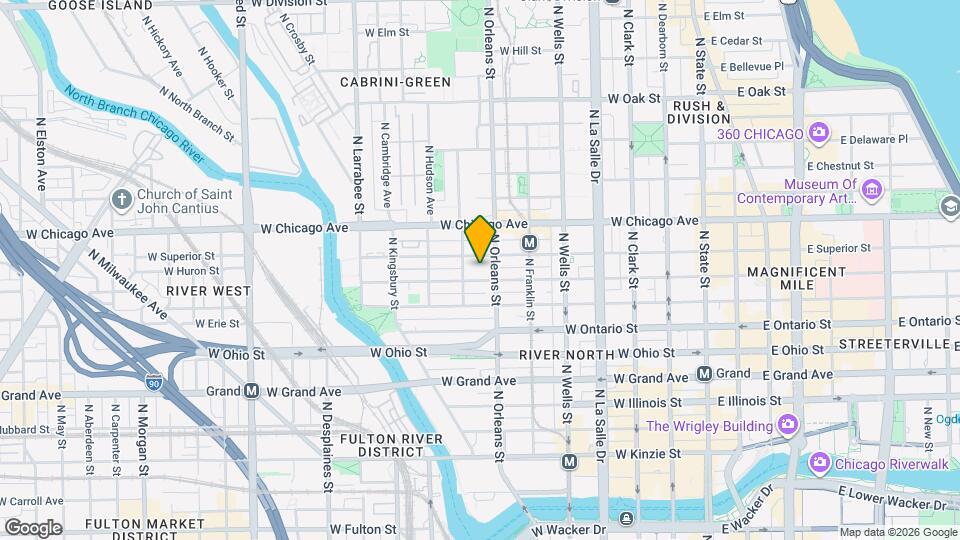 363 W Superior St Map and Location Details