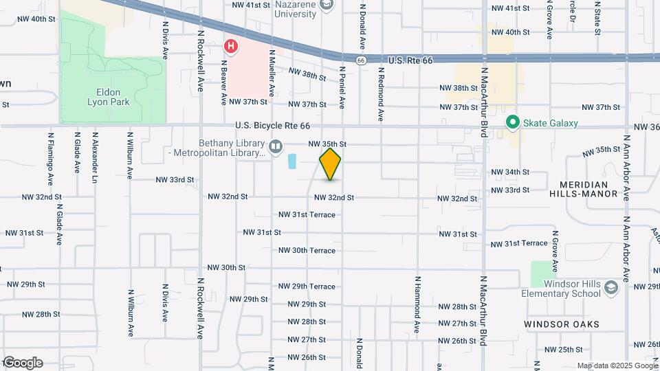 6606 NW 33rd St Map and Location Details