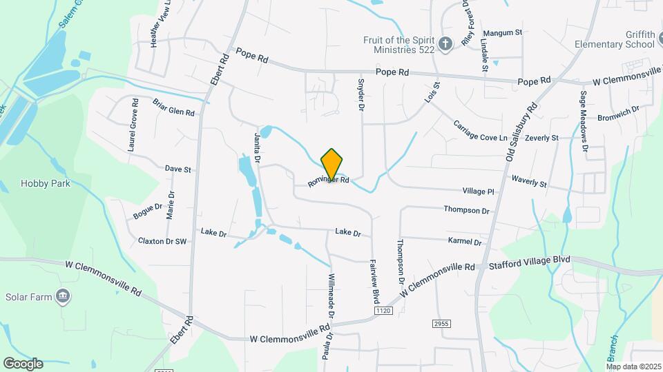 1846 Rominger Rd Map and Location Details