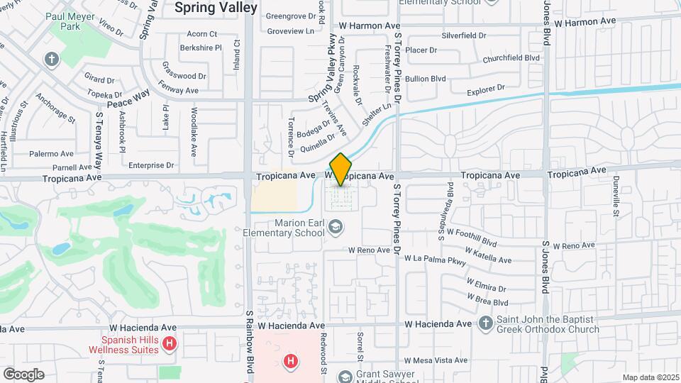 6647 W Tropicana Ave Map and Location Details