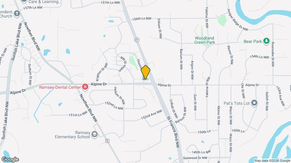 5538 153rd Ct NW Map and Location Details