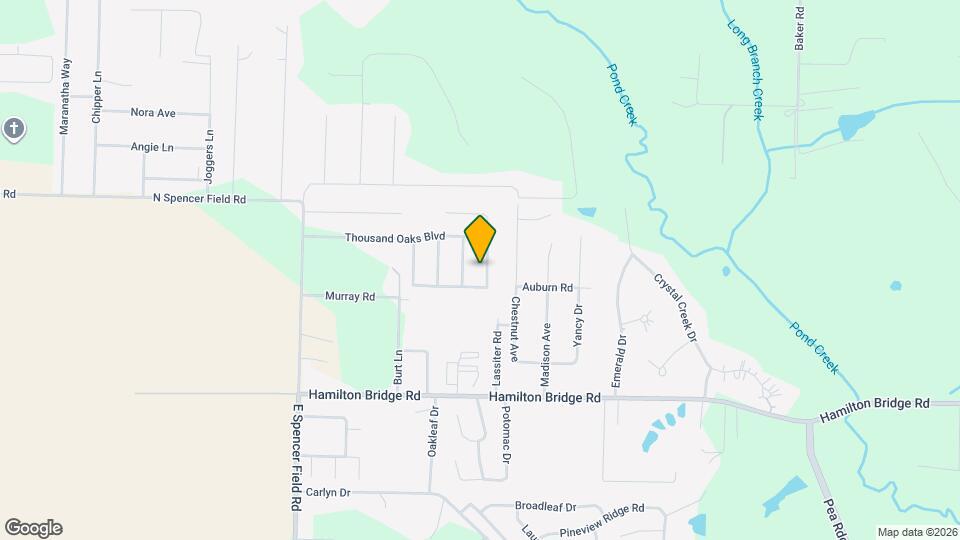 5202 English Oak Dr Map and Location Details