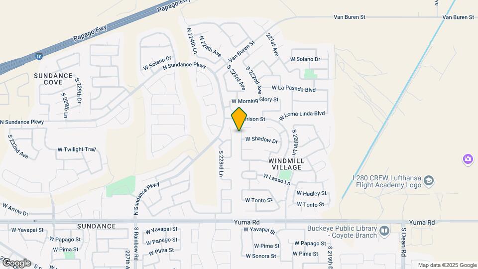 558 S 222nd Ln Map and Location Details