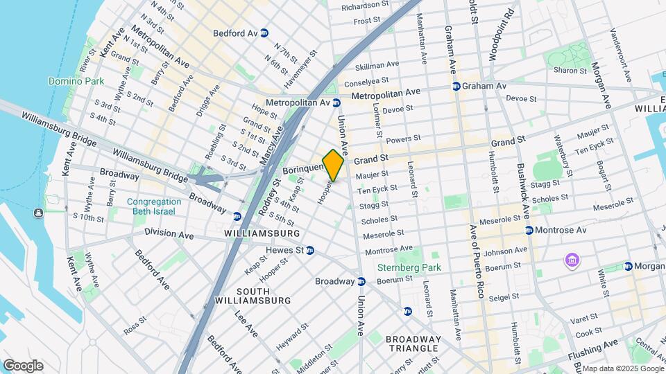 390 Hooper St Map and Location Details