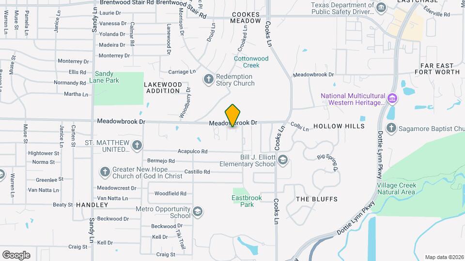 7800 Meadowbrook Dr Map and Location Details